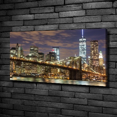 Schilderij op canvas Brooklynbrug