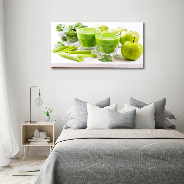 Foto op canvas Groene cocktail