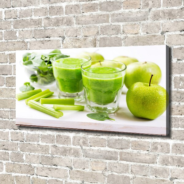 Foto op canvas Groene cocktail