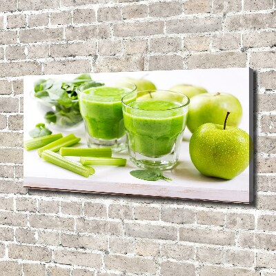 Foto op canvas Groene cocktail