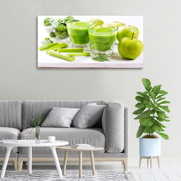 Foto op canvas Groene cocktail