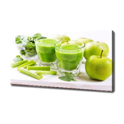 Foto op canvas Groene cocktail