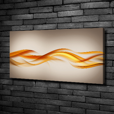 Foto canvas Abstracte golven