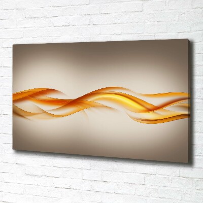 Foto canvas Abstracte golven