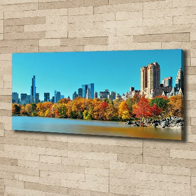 Canvas schilderij New York in de herfst
