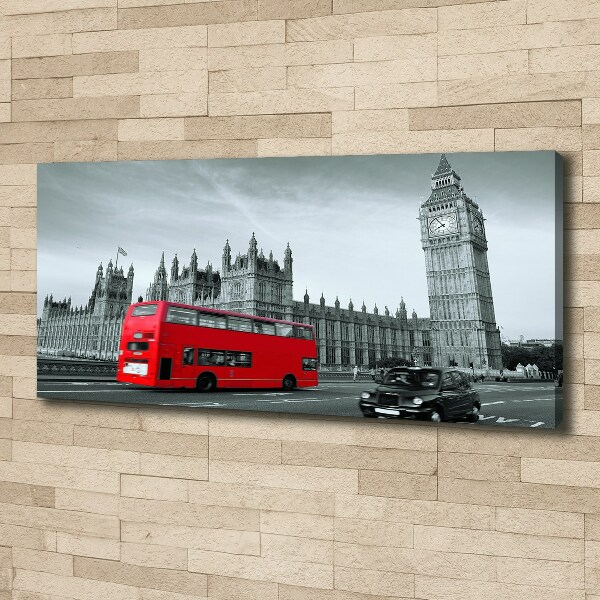 Foto op canvas Londense bus
