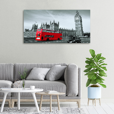 Foto op canvas Londense bus