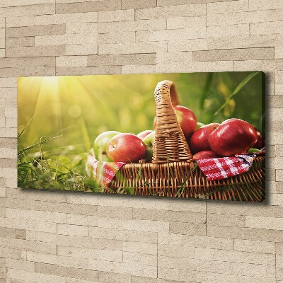 Foto canvas Appels in de mand