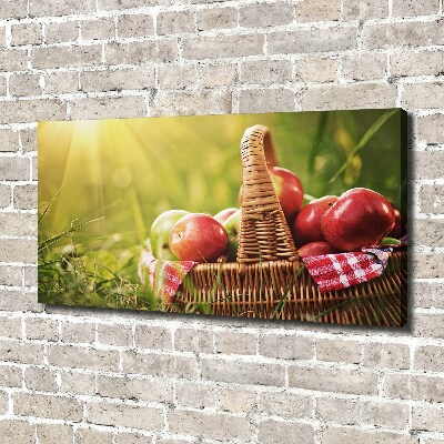 Foto canvas Appels in de mand