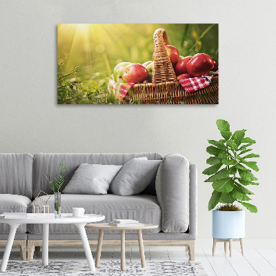 Foto canvas Appels in de mand