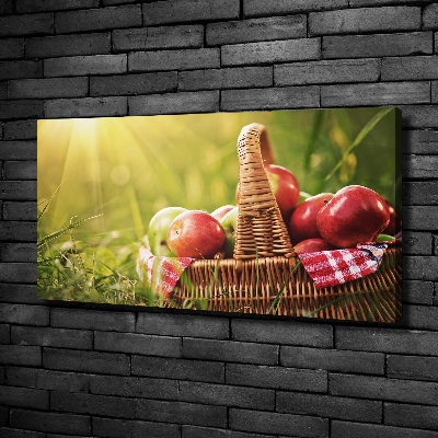 Foto canvas Appels in de mand