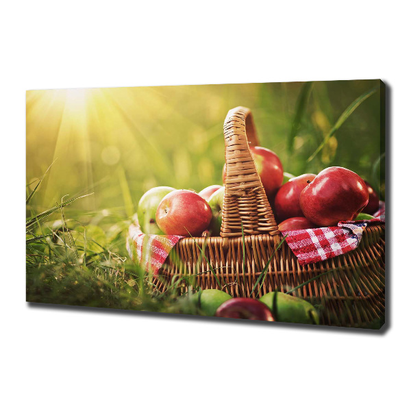 Foto canvas Appels in de mand