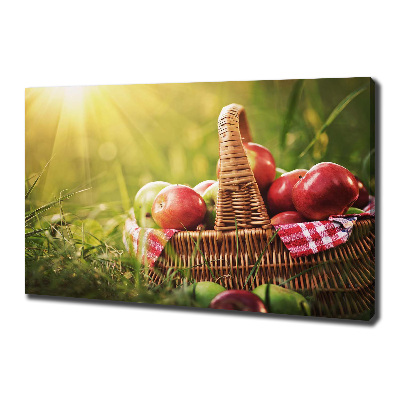 Foto canvas Appels in de mand