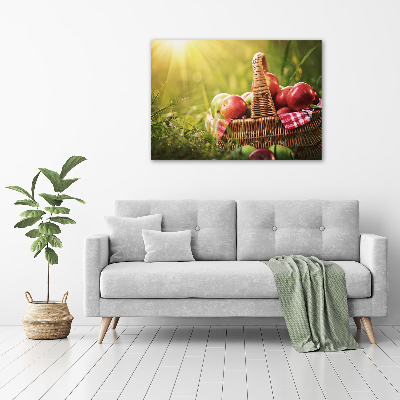Foto canvas Appels in de mand