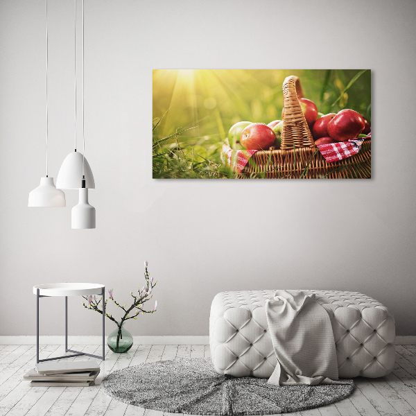 Foto canvas Appels in de mand
