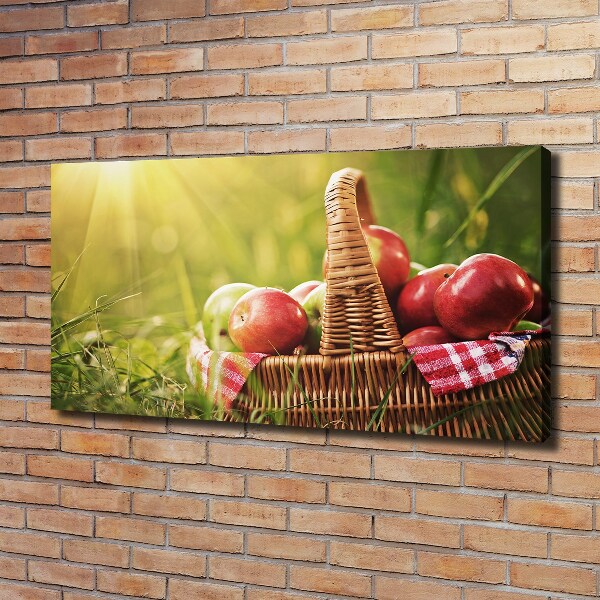 Foto canvas Appels in de mand