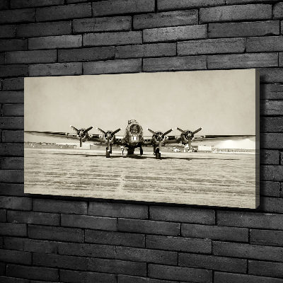 Foto canvas Oude bommenwerper