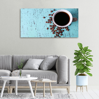 Canvas schilderij Zwarte koffie