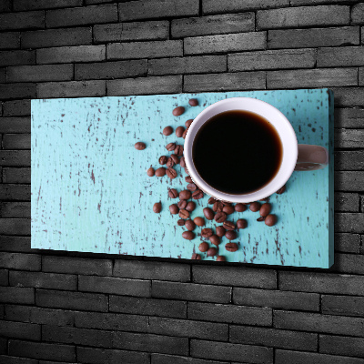 Canvas schilderij Zwarte koffie