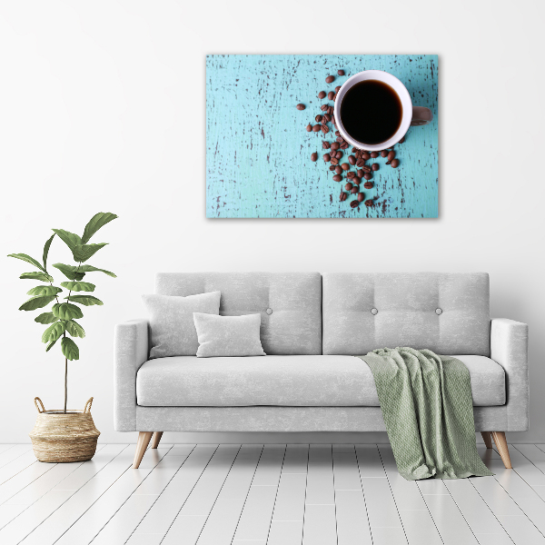 Canvas schilderij Zwarte koffie