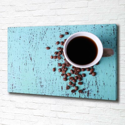 Canvas schilderij Zwarte koffie
