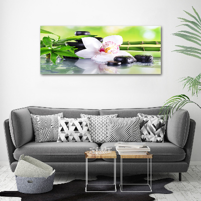 Schilderij op canvas Orchidee