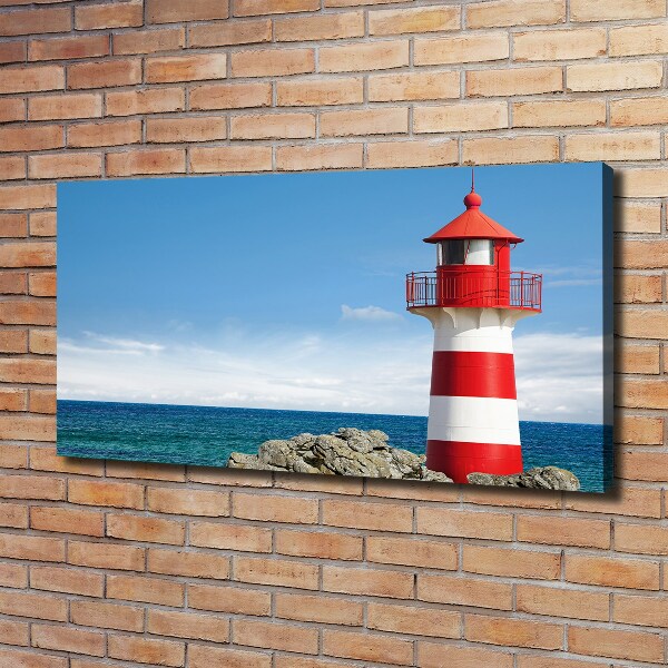Canvas foto Vuurtoren