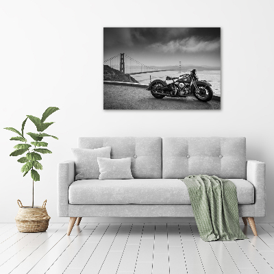 Foto op canvas Motorfiets