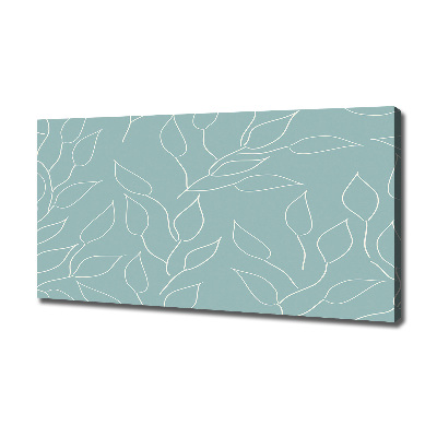 Foto op canvas Bladerenpatroon