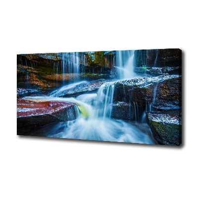 Foto canvas Tropische waterval