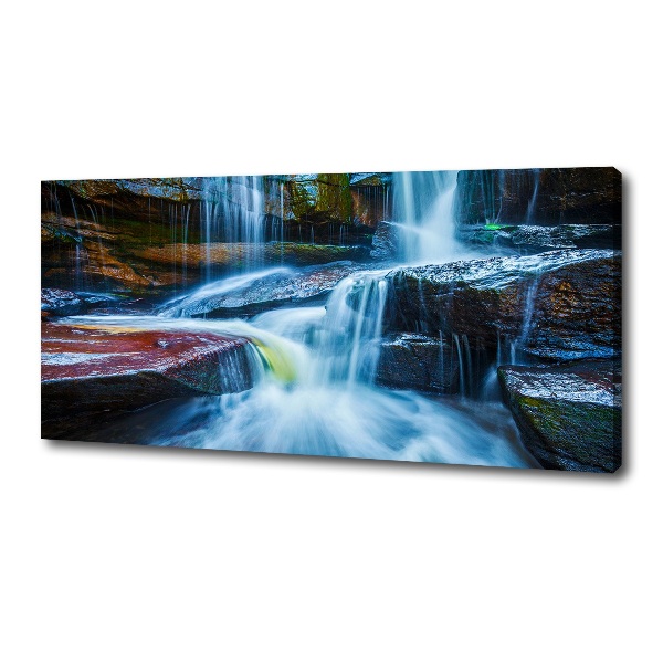 Foto canvas Tropische waterval