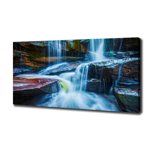 Foto canvas Tropische waterval