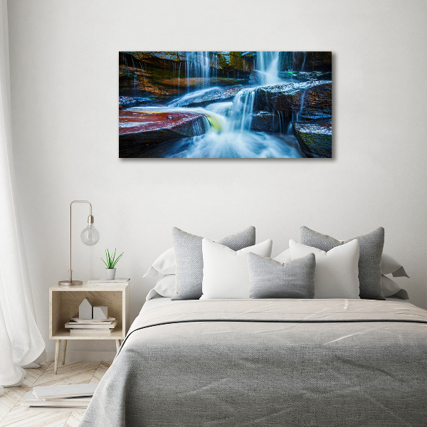 Foto canvas Tropische waterval