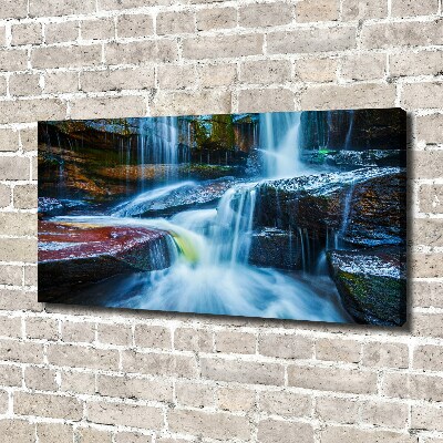Foto canvas Tropische waterval