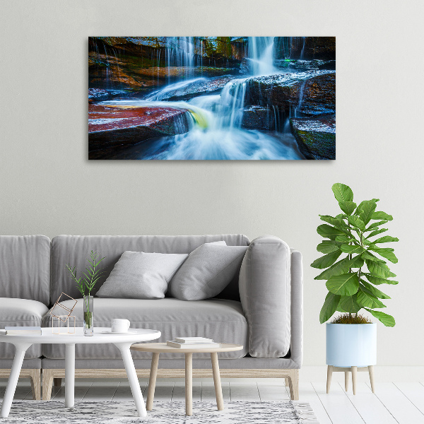 Foto canvas Tropische waterval