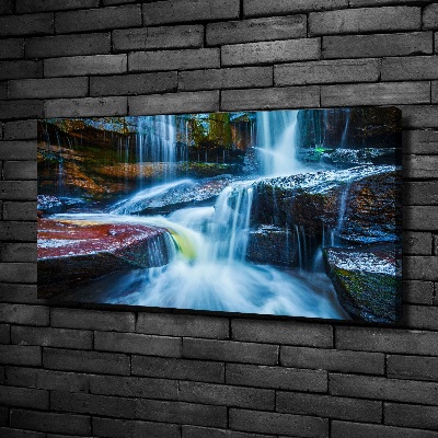 Foto canvas Tropische waterval