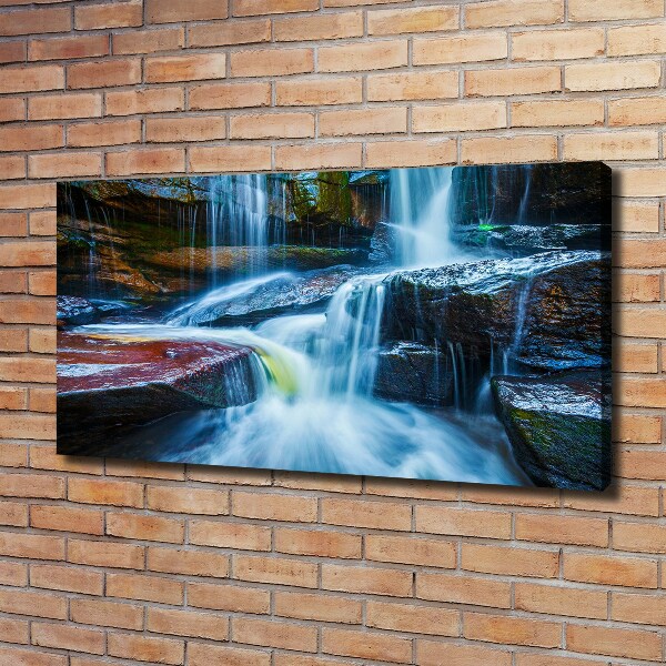 Foto canvas Tropische waterval