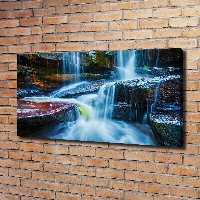 Foto canvas Tropische waterval