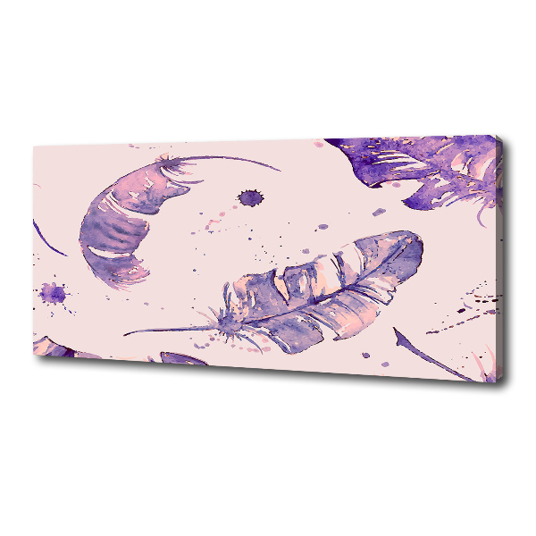 Schilderij op canvas veren