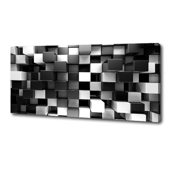 Canvas schilderij Kubusabstractie