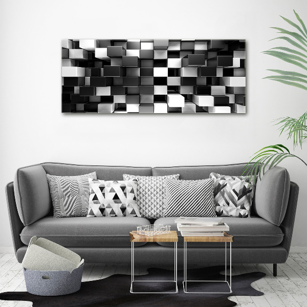 Canvas schilderij Kubusabstractie