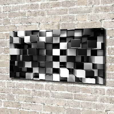 Canvas schilderij Kubusabstractie