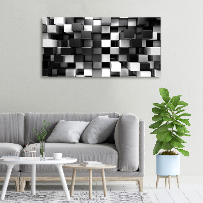 Canvas schilderij Kubusabstractie