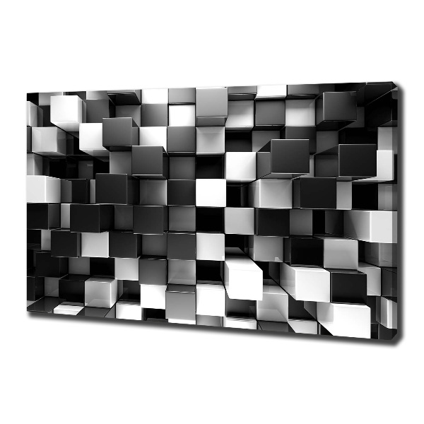 Canvas schilderij Kubusabstractie