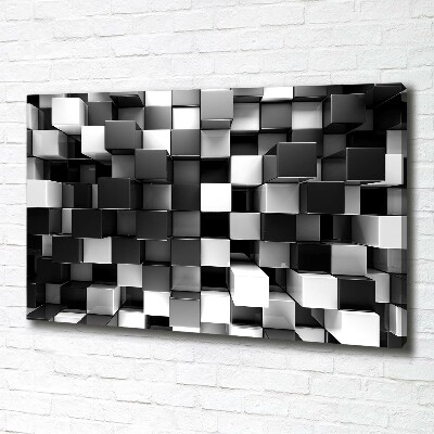 Canvas schilderij Kubusabstractie