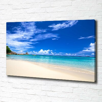 Canvas foto Tropisch strand