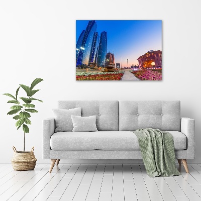 Schilderij op canvas Straten van Abu Dhabi