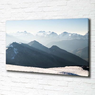 Foto op canvas Bergtoppen