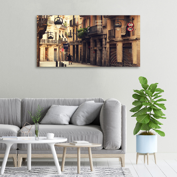 Foto op canvas Straten van Barcelona
