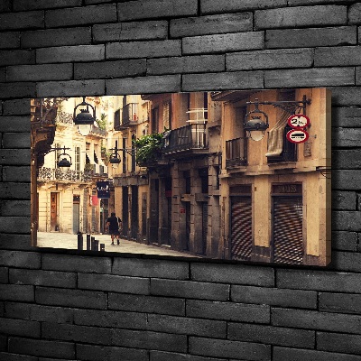 Foto op canvas Straten van Barcelona